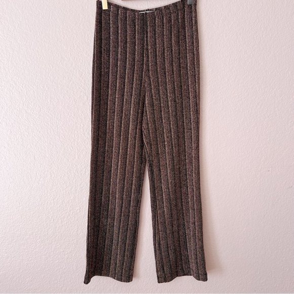 Reformation Womens Alix Pant Retro Flared Leg Small Black Rose Gold 90s Style - Picture 3 of 12